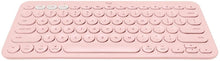 Cargar imagen en el visor de la galería, Teclado Bluetooth K380 Rosa para Tablet, Celular, Multidispositivo