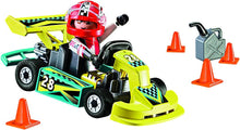 Cargar imagen en el visor de la galería, Playmobil construccion Go Kart Maletin