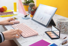 Cargar imagen en el visor de la galería, Teclado Bluetooth K380 Rosa para Tablet, Celular, Multidispositivo