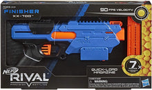 Cargar imagen en el visor de la galería, Nerf Rival Finisher XX-700 Blaster Carga rápida, acción de Resorte Team Blue