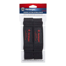 Cargar imagen en el visor de la galería, Harbinger Straps Cintas Para Levantar Pesas Negro Gym Correa
