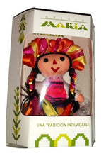 Cargar imagen en el visor de la galería, Muñeca Artesanal Otomi Lele Maria Queretana Original