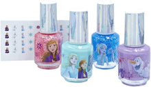Cargar imagen en el visor de la galería, Barnices Esmaltes Frozen Kit 4 Esmaltes De Uñas 3d Para Niña Lavables
