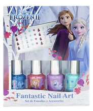 Cargar imagen en el visor de la galería, Barnices Esmaltes Frozen Kit 4 Esmaltes De Uñas 3d Para Niña Lavables
