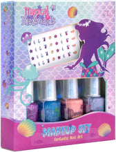 Cargar imagen en el visor de la galería, Barnices Esmaltes Para Niña Sirena 4 Pack Esmalte Uñas 3d Lavables
