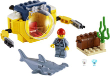 Cargar imagen en el visor de la galería, Lego City Mini Submarino Del Oceano 60263 Nat Geo
