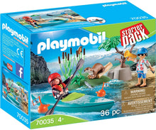 Cargar imagen en el visor de la galería, Playmobil Starter Pack Aventura En Canoa 70035 Original
