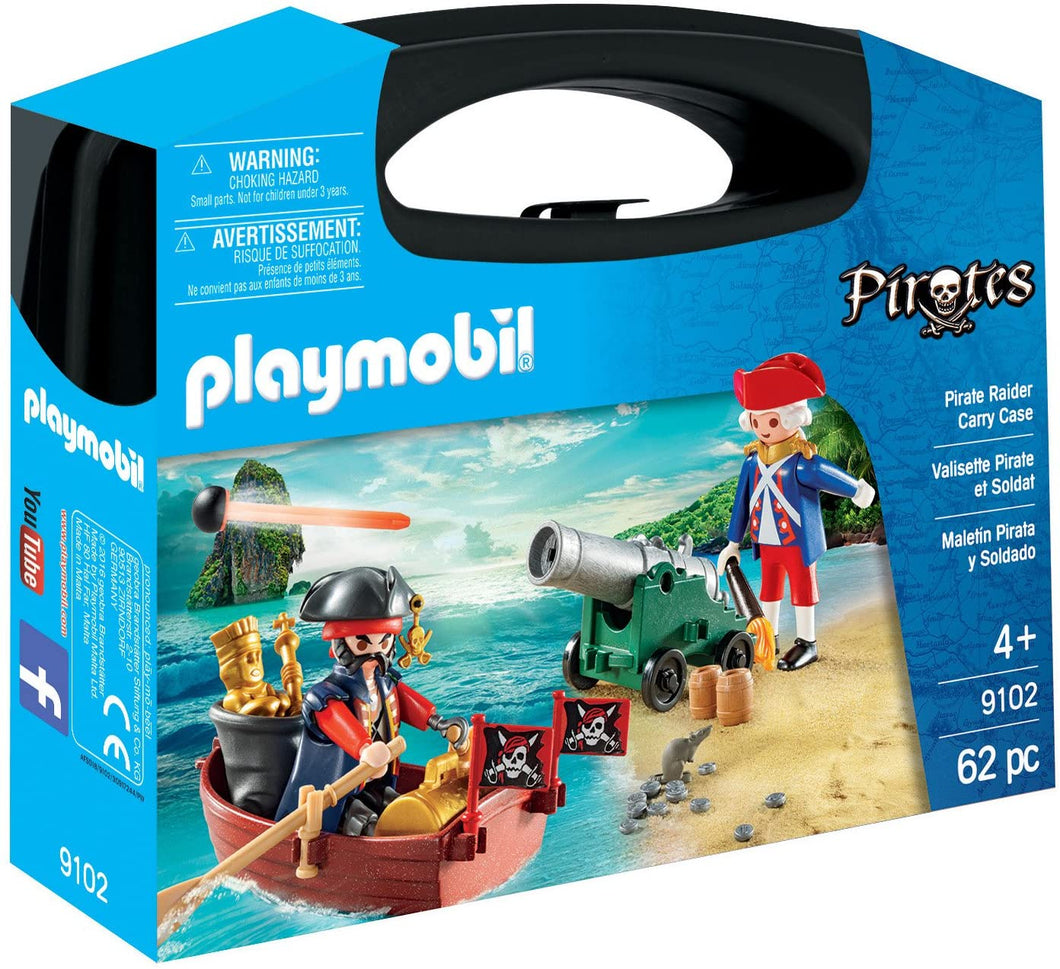 Figura Playmobil 9102 Piratas Maletin Pirata Y Soldado