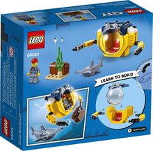 Cargar imagen en el visor de la galería, Lego City Mini Submarino Del Oceano 60263 Nat Geo
