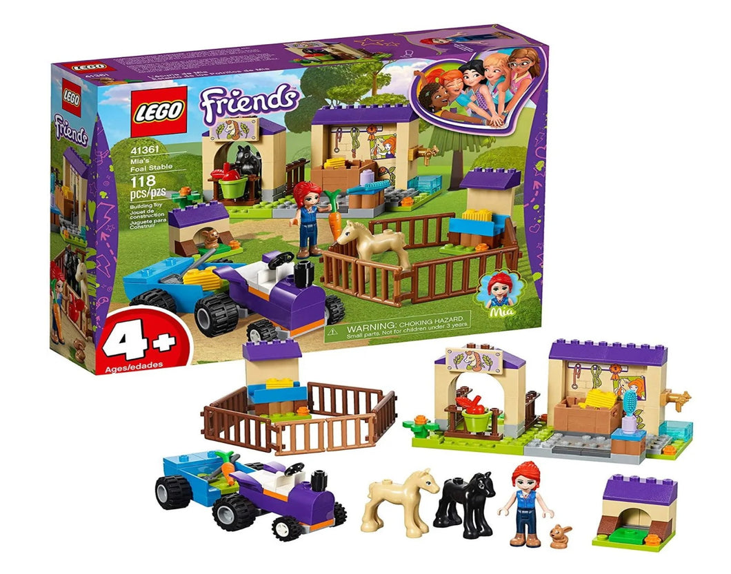 Lego Friends Establo De Los Potrillos De Mia 41361